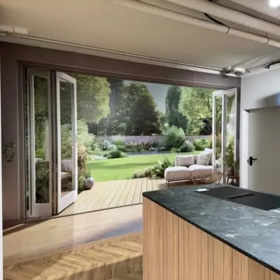 Vliestapete mit Naturmotiv